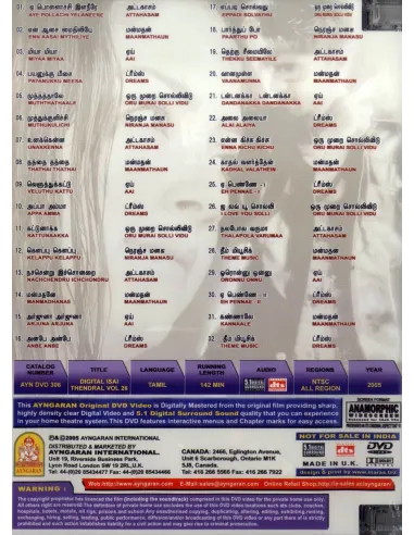 Digital Isai Thendral Vol. 26 DVD | AYNGARAN | BOLLYMARKET.COM