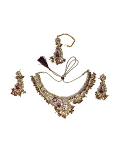 Maroon Jewellery Set 2