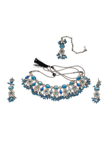 Blue Jewellery Set