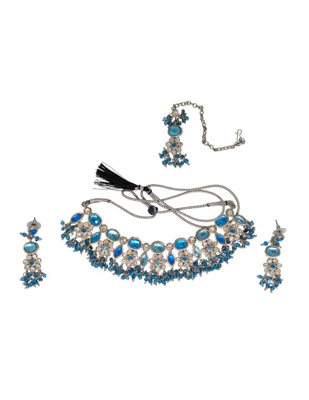 Blue Jewellery Set