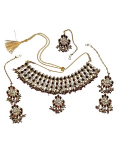Samba Jewellery Set - Maroon 2
