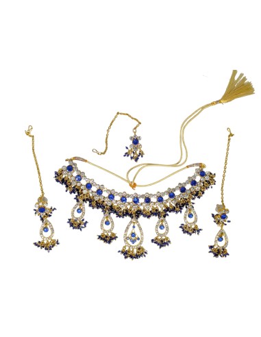 Meera Jewellery Set - Blue
