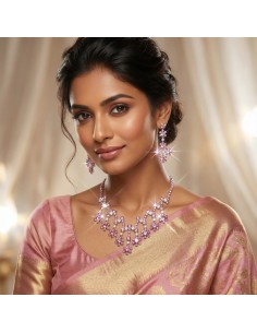 Devi Jewellery Set - Pink