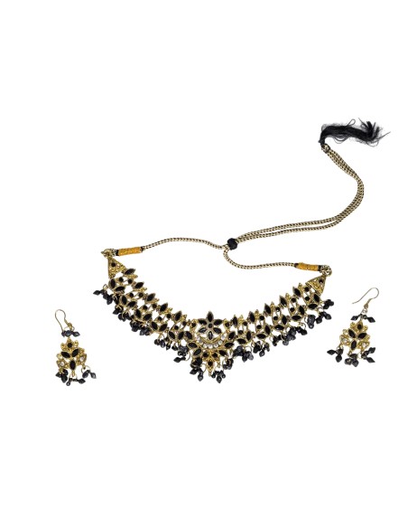 Black Jewellery Set