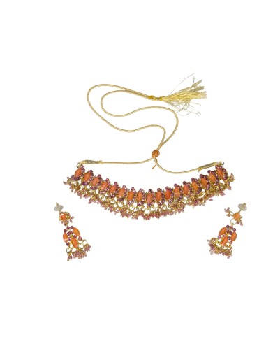 Parure indienne orange