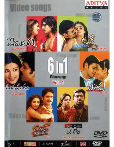 6 in 1 Video Songs Vol. 1 DVD