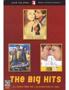 The Big Hits - All Songs From The 3 Blockbusters of 2004 (DVD) (2005) (Yash Raj Films)