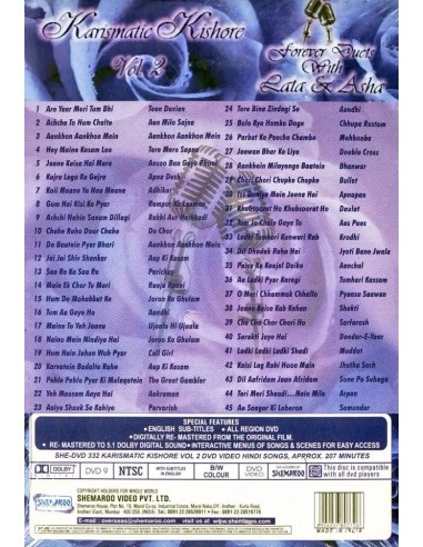 Karismatic Kishore Vol. 2 (Forever Duets with Lata & Asha) DVD