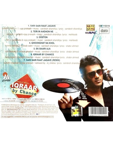 Iqraar by Chance CD (2006) (Bollywood)