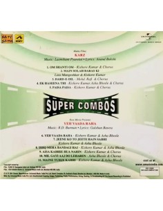 Karz / Yeh Vaada Raha (CD) (Bollywood) 2