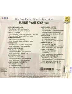 Maine Pyar Kiya & Hits from Rajshri Films (CD) (1989) (Bollywood) 2