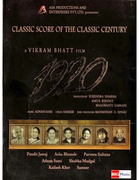 1920 CD (2008) (Bollywood)