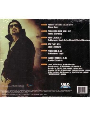 No Smoking CD (2007) (Bollywood)