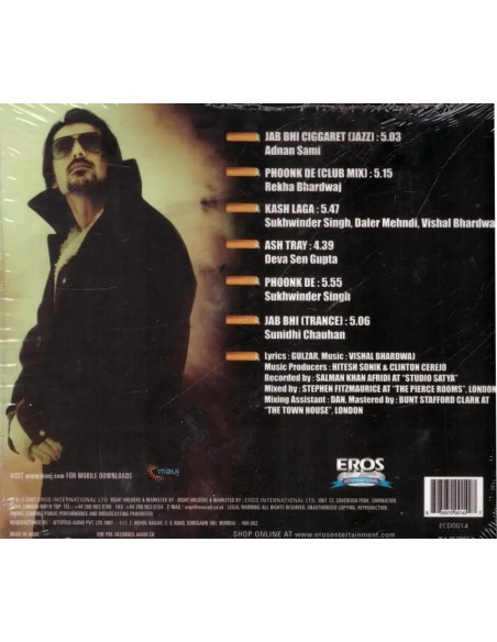 No Smoking CD (2007) (Bollywood)