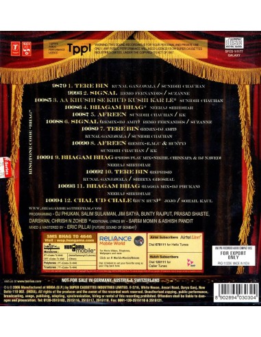 Bhagam Bhag CD (2006) (Bollywood)