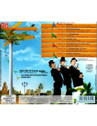 C Kkompany CD (2008) (Bollywood)