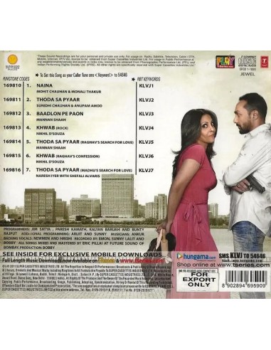 Kucch Luv Jaisaa CD (2011) (Bollywood)