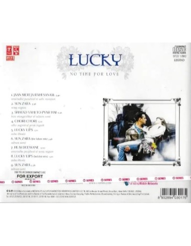 Lucky - No Time For Love CD (2005) (Bollywood)