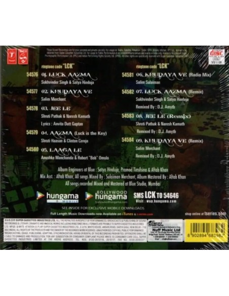 Luck CD (2009) (Bollywood)