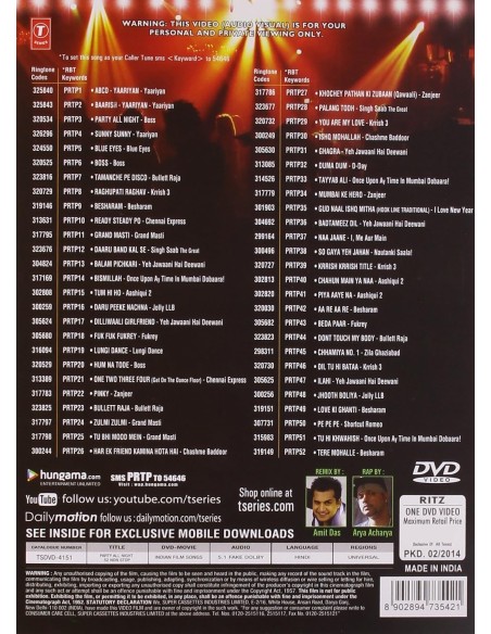 Party All Night 52 Non Stop DVD (Bollywood) (2014)