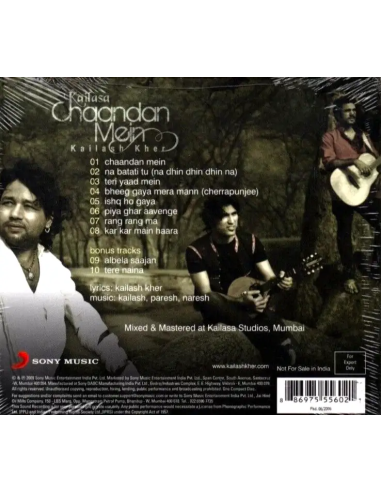 Chaandan Mein - Kailash Kher & Kailasa (CD) (2009) (Album Hindi)