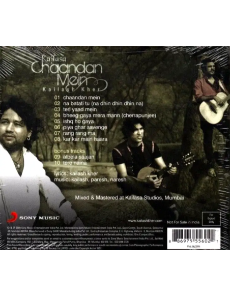 Chaandan Mein - Kailash Kher & Kailasa (CD) (2009) (Album Hindi)