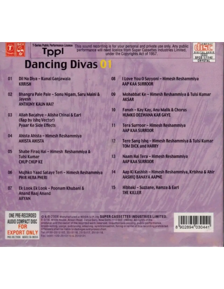 Dancing Divas 01 CD (2006) (Bollywood)