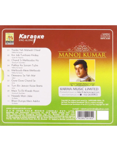 Karaoke Sing Along - Manoj Kumar (CD) (2005) (Bollywood) 2