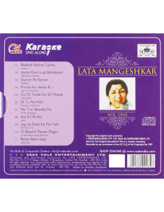 Karaoke Sing Along - Lata Mangeshkar Vol. 1 (CD) (2005) (Bollywood) 2