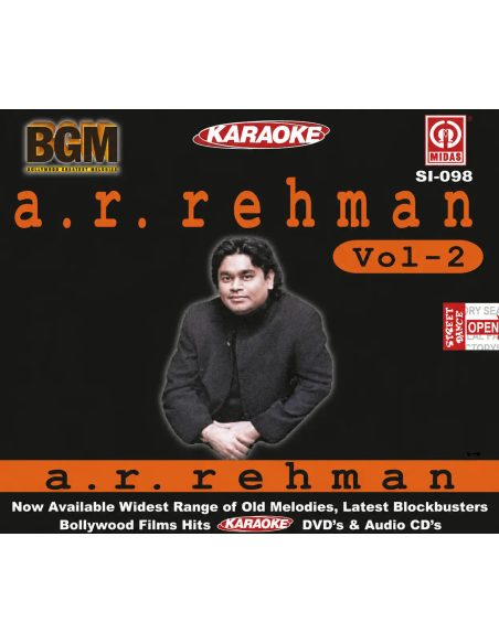 Karaoke - A.R. Rahman Vol. 2 (CD) (2008) (Bollywood)