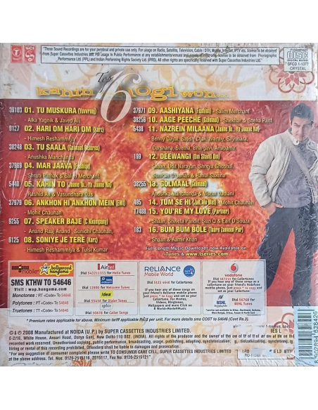 Top 16 - Kahin To Hogi Woh (CD) (2008) (Bollywood)