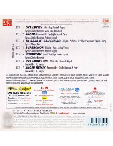 Oye Lucky Lucky Oye CD (2008) (Bollywood)