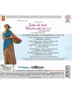 Shahrukh Bola Khoobsurat Hai Tu CD (2010) (Bollywood) 2