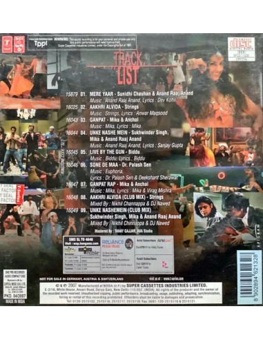 Shootout At Lokhandwala CD (2007) (Bollywood)