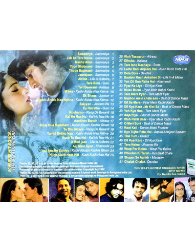 Jab Se Tere Naina (CD) (MP3) (2007) (Bollywood) (T-Series)