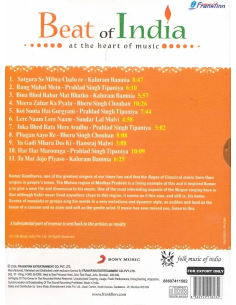 Beat of India – Nirgun Singers from Malwa (CD) (Sony) 2
