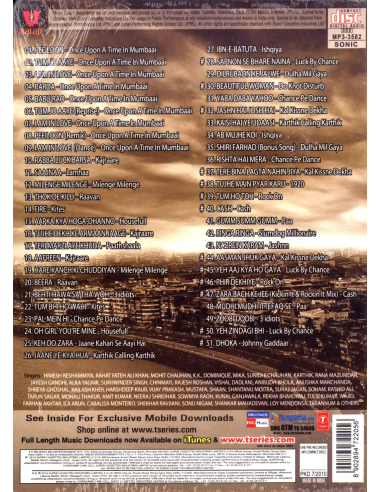 Once Upon a Time in Mumbaai & Other Hits (CD) (Bollywood) (T-Series)