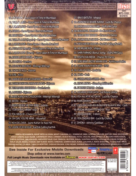 Once Upon a Time in Mumbaai & Other Hits (CD) (Bollywood) (T-Series)