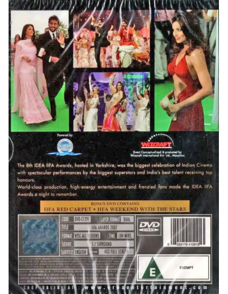 IIFA Awards 2007 DVD (Bollywood) (EROS)