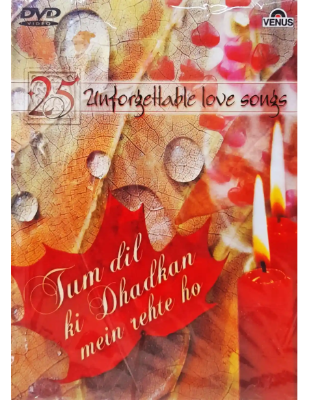 25 Unforgettable Love Songs DVD (Bollywood) (Venus)