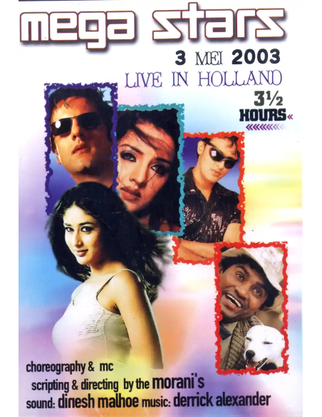 Mega Stars – Live in Holland (DVD) (2003) (Bollywood)