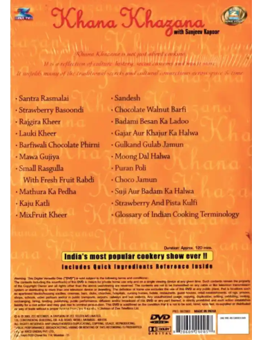 Khana Khazana: Mithai Magic - Vol. 1 (DVD) (Sanjeev Kapoor)