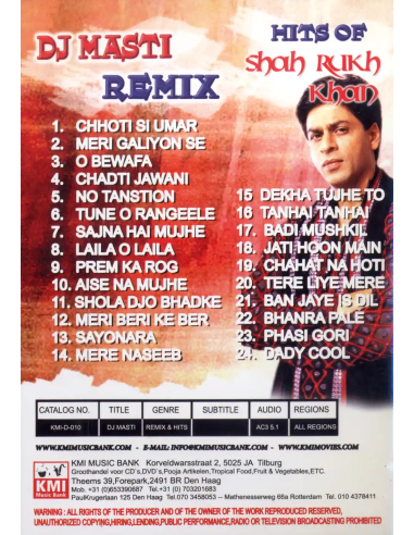 DJ Masti Remix DVD (Bollywood) (KMI)