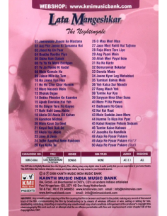 Evergreen Melodies: Lata Mangeshkar - The Nightingale (DVD) (Bollywood) (KMI) 2