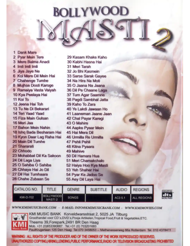 Bollywood Masti 2 DVD (Bollywood) (KMI)