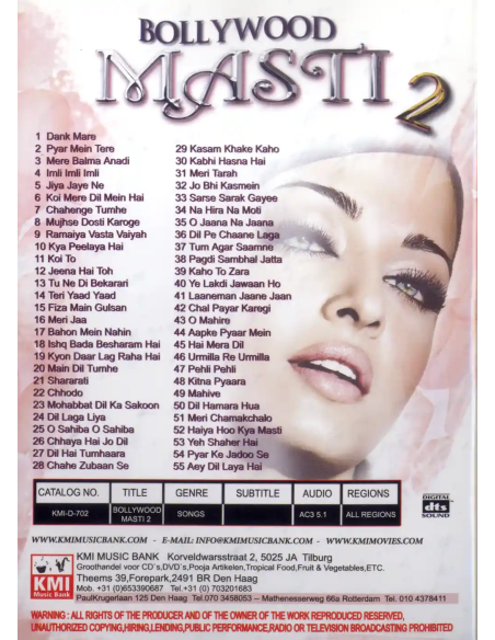 Bollywood Masti 2 DVD (Bollywood) (KMI)