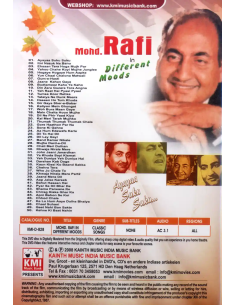 Mohd. Rafi in Different Moods DVD (Bollywood) (KMI) 2