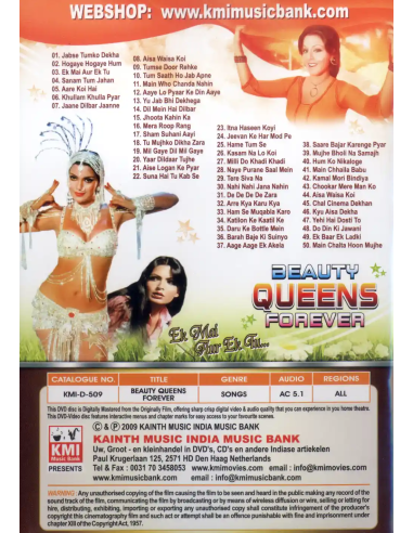 Beauty Queens Forever DVD (Bollywood) (KMI)