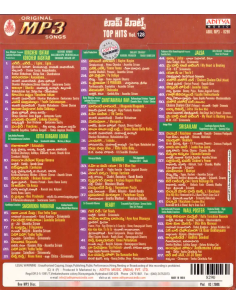 Aditya Top Hits Vol. 128 (CD) (MP3) (2009) (Telugu) (Aditya Music) 2