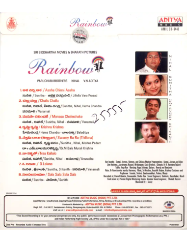 Rainbow CD (2008) (Telugu) (Aditya Music)